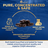 Megagold E-Q10 Sol – certification CGMP américaine garantit la qualité.