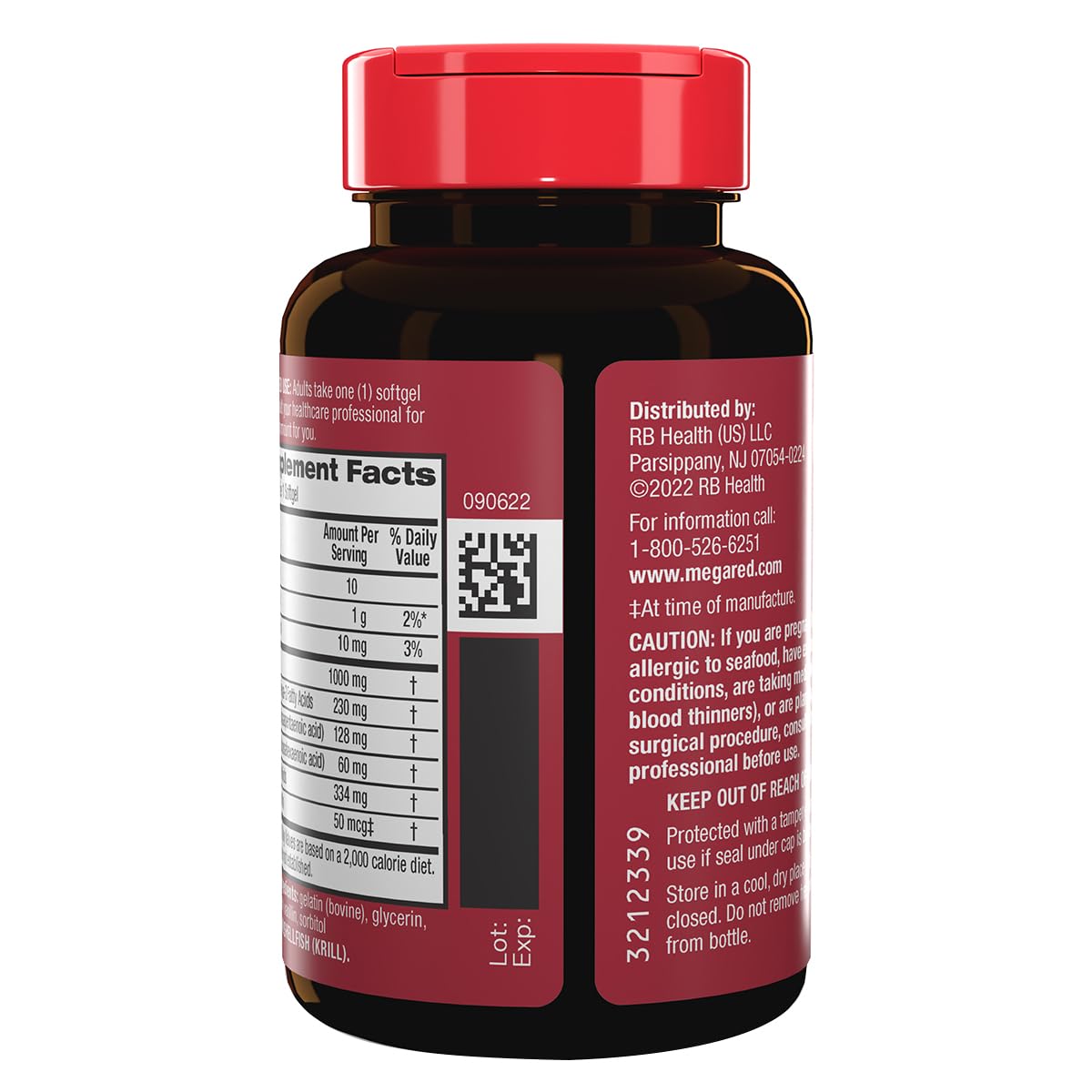Megared Coeur Sante Omega3 : gélules quotidiennes pour le cœur et la circulation.