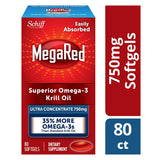 Gélules MegaRed krill en gros plan, absorption facilitée.