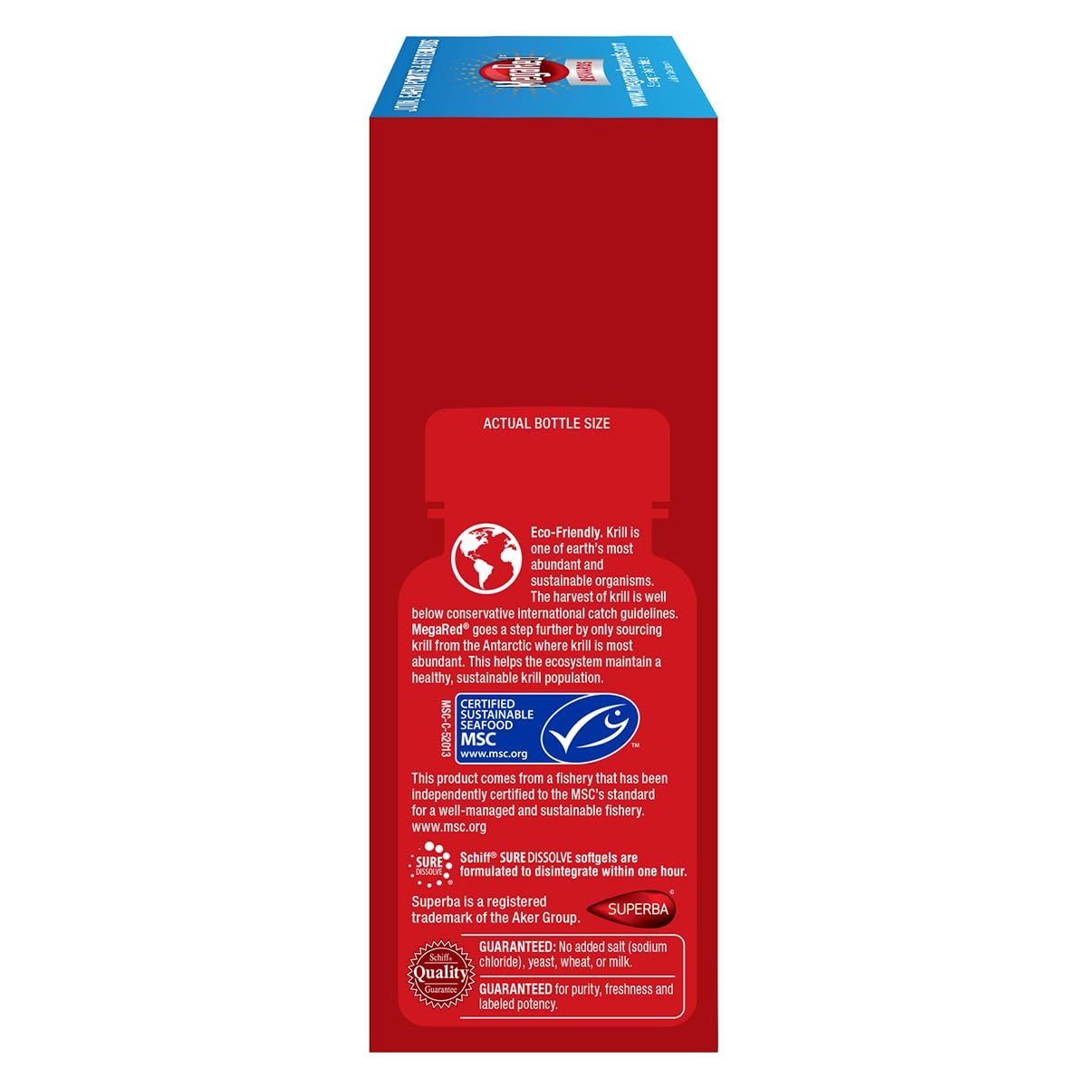 MegaRed absorption par phospholipides, meilleure biodisponibilité.