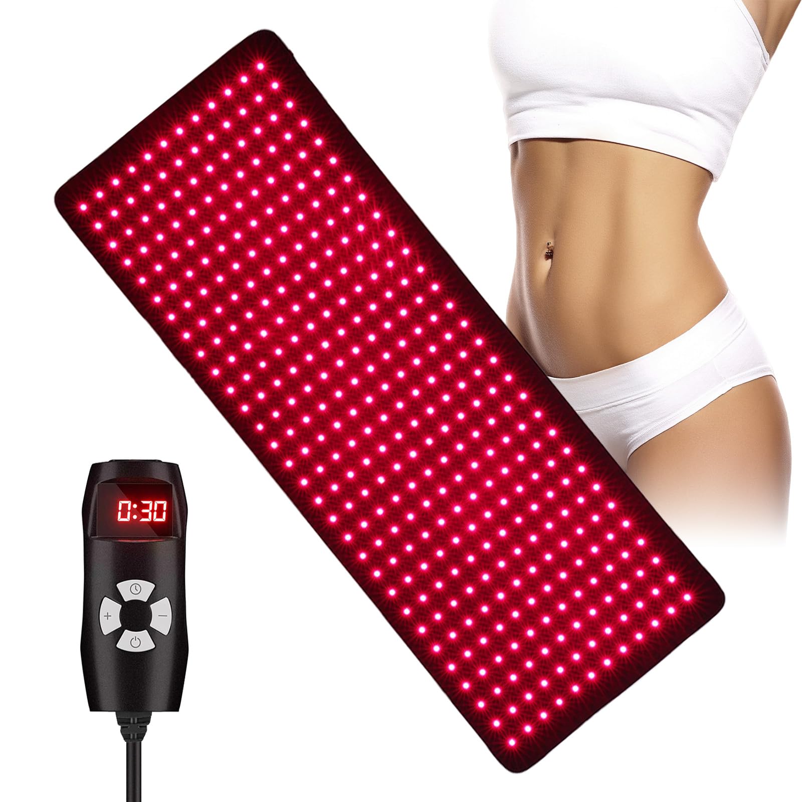 MEGELIN bandeau thérapie lumière rouge 660nm pour des zones ciblées.