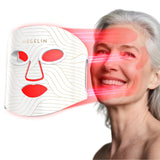 MEGELIN Masque LED rouge visage: éclairage ciblé pour une routine soin à domicile.