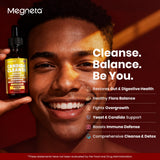 MEGNETA Candida Cleanse – goutte-digestive: usage quotidien pratique.