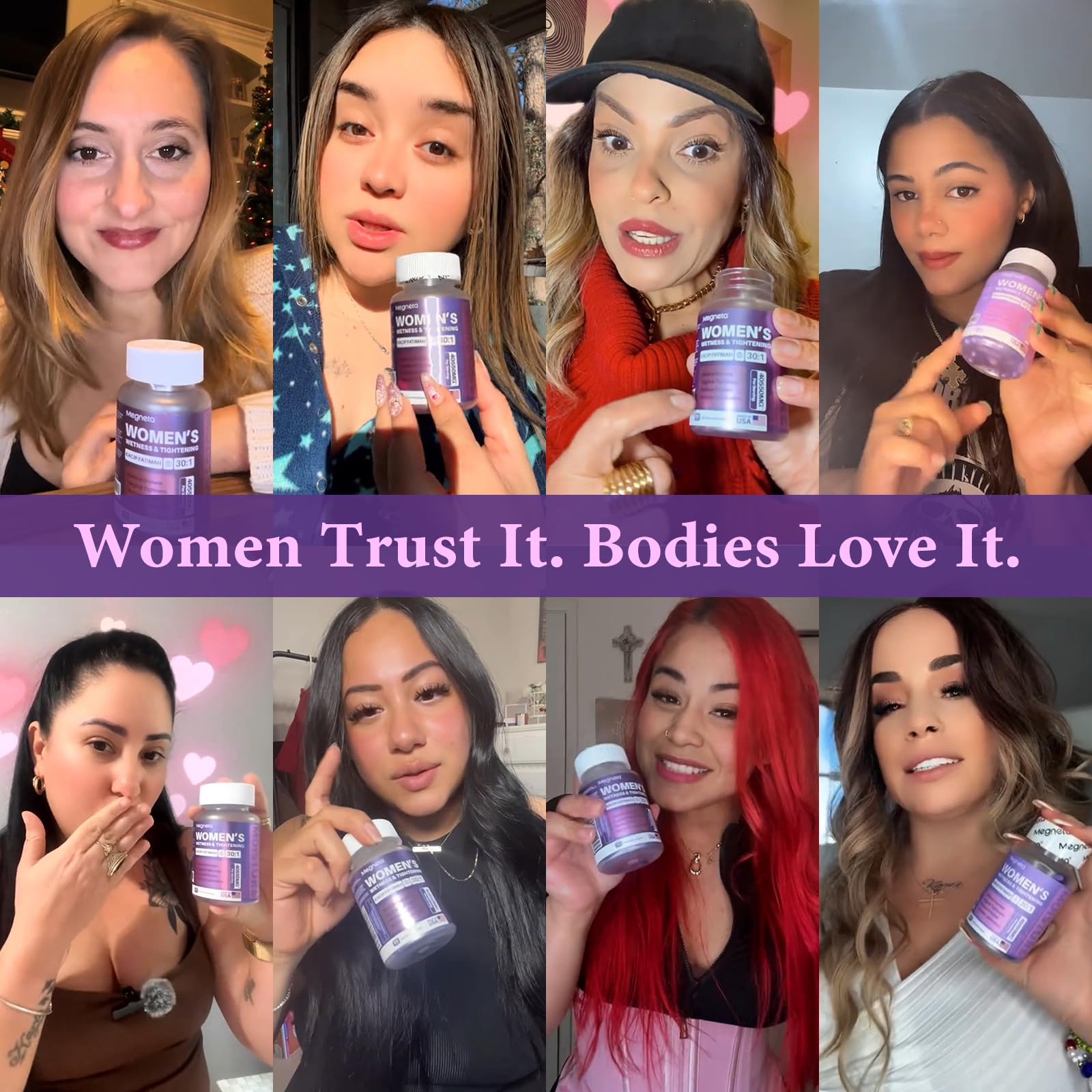 Megneta capsules quotidiennes — faciles à prendre avec de l'eau.