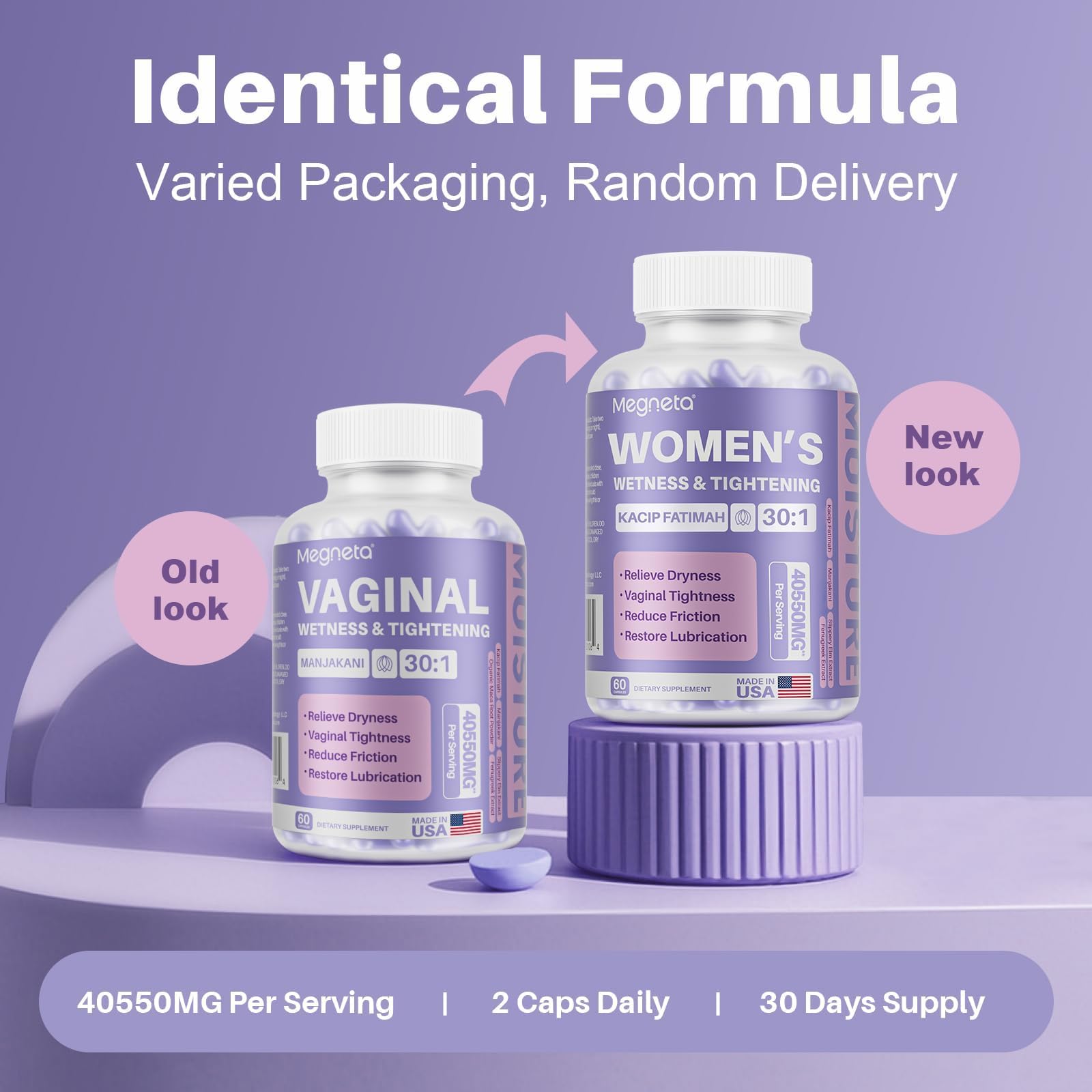 MEGNETA composante kacip fatimah et manjakani – formulation naturelle soutenant l’élasticité.