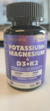 Zoom sur l’étiquette Megneta D3 K2 MK7, informations claires.