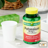 Étiquette lisible sur la bouteille du Potassium Caplets ME GUSTA SHOP