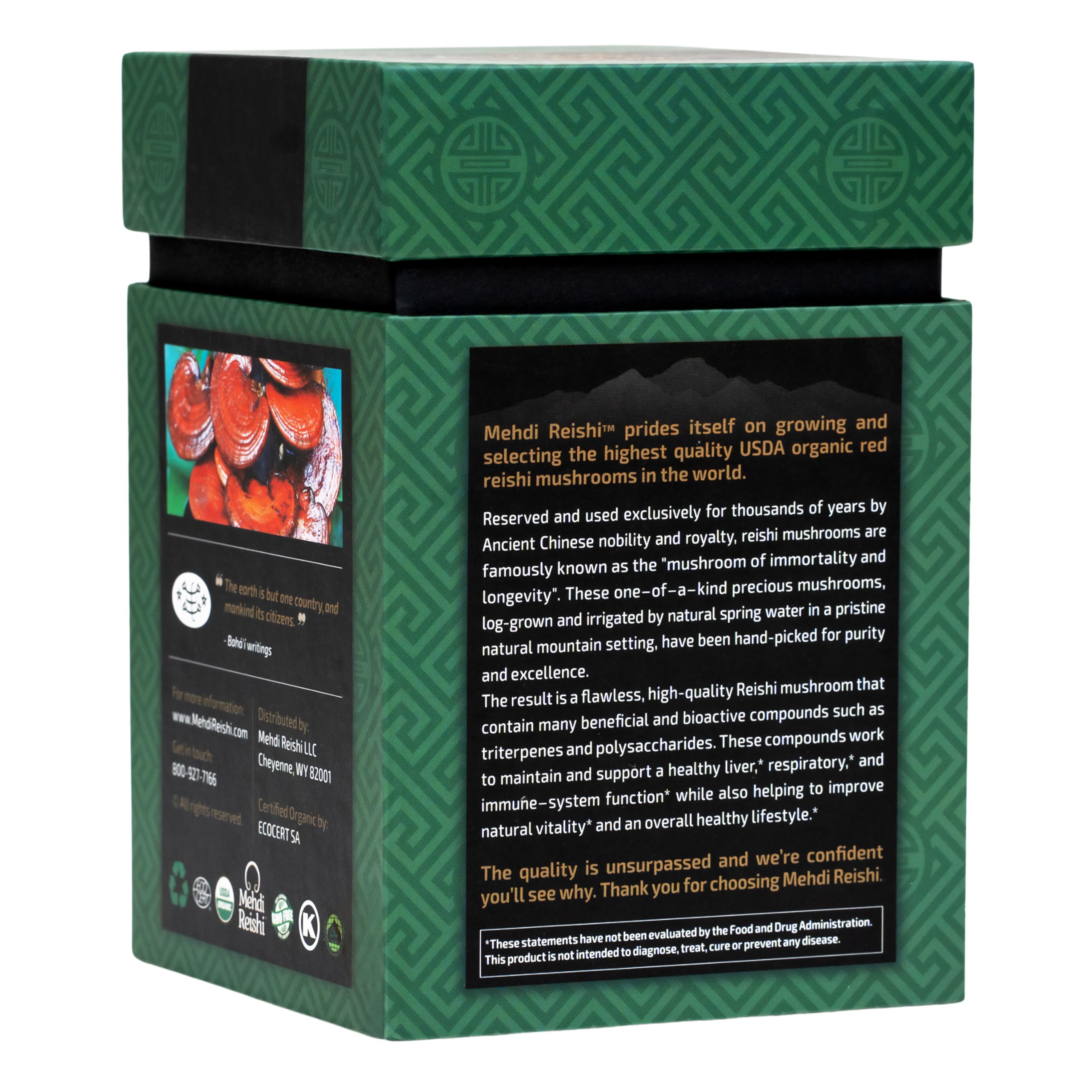 Mehdi Reishi extrait-poudre: extrait pur pour une absorption efficace.