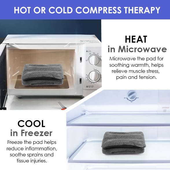 MEISENHOME compresse chauffante 8x18, effet froid apaisant pour inflammations et tensions.