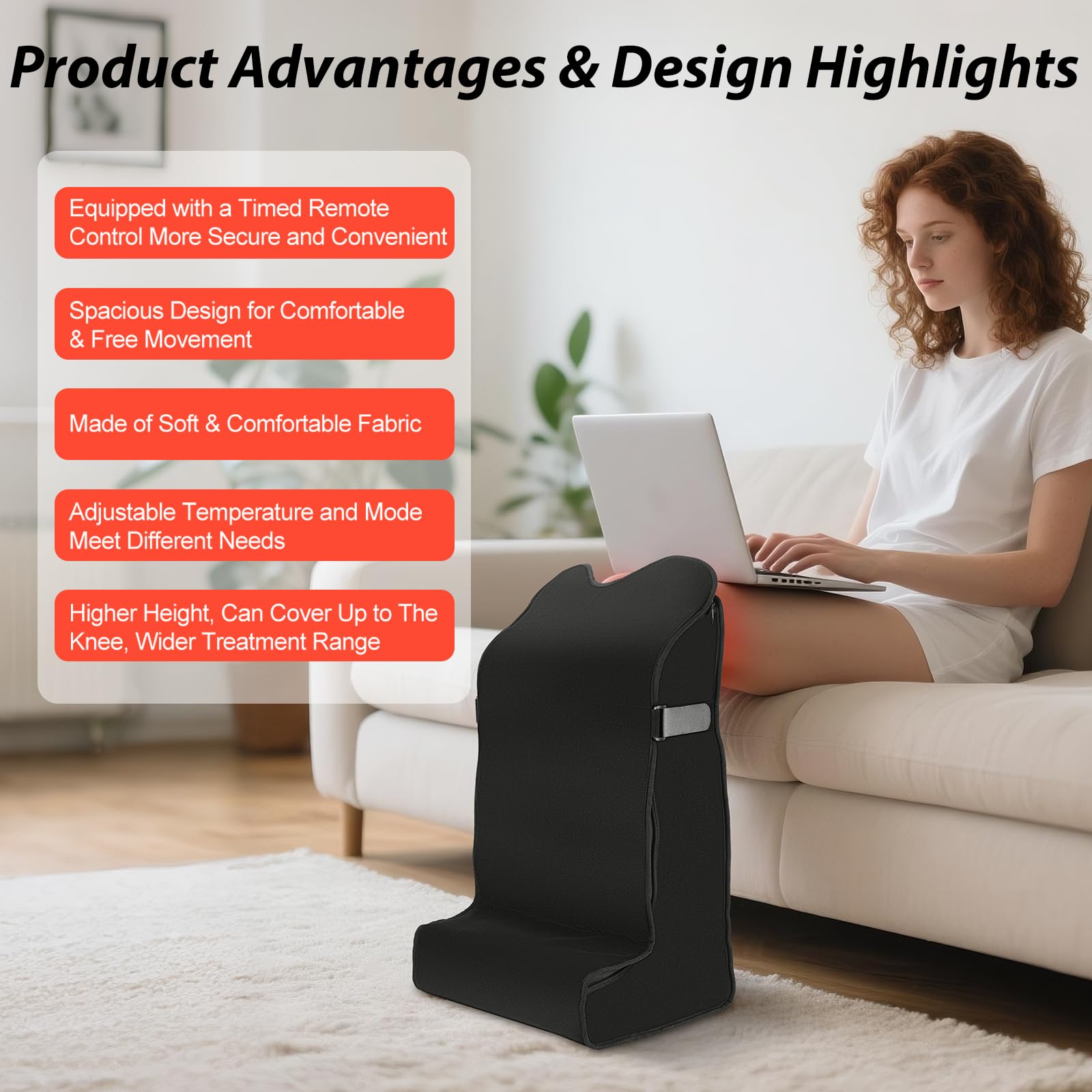 Meiye couverture 360° enveloppante pour pieds et chevilles.