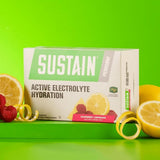 Melaleuca Sustain Sport – étiquette lisible présentant les électrolytes et les calories.