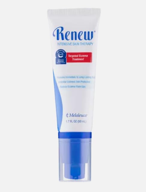 Flacon du traitement ciblé Melaleuca pour l’eczéma, apaisant et sans parfum.