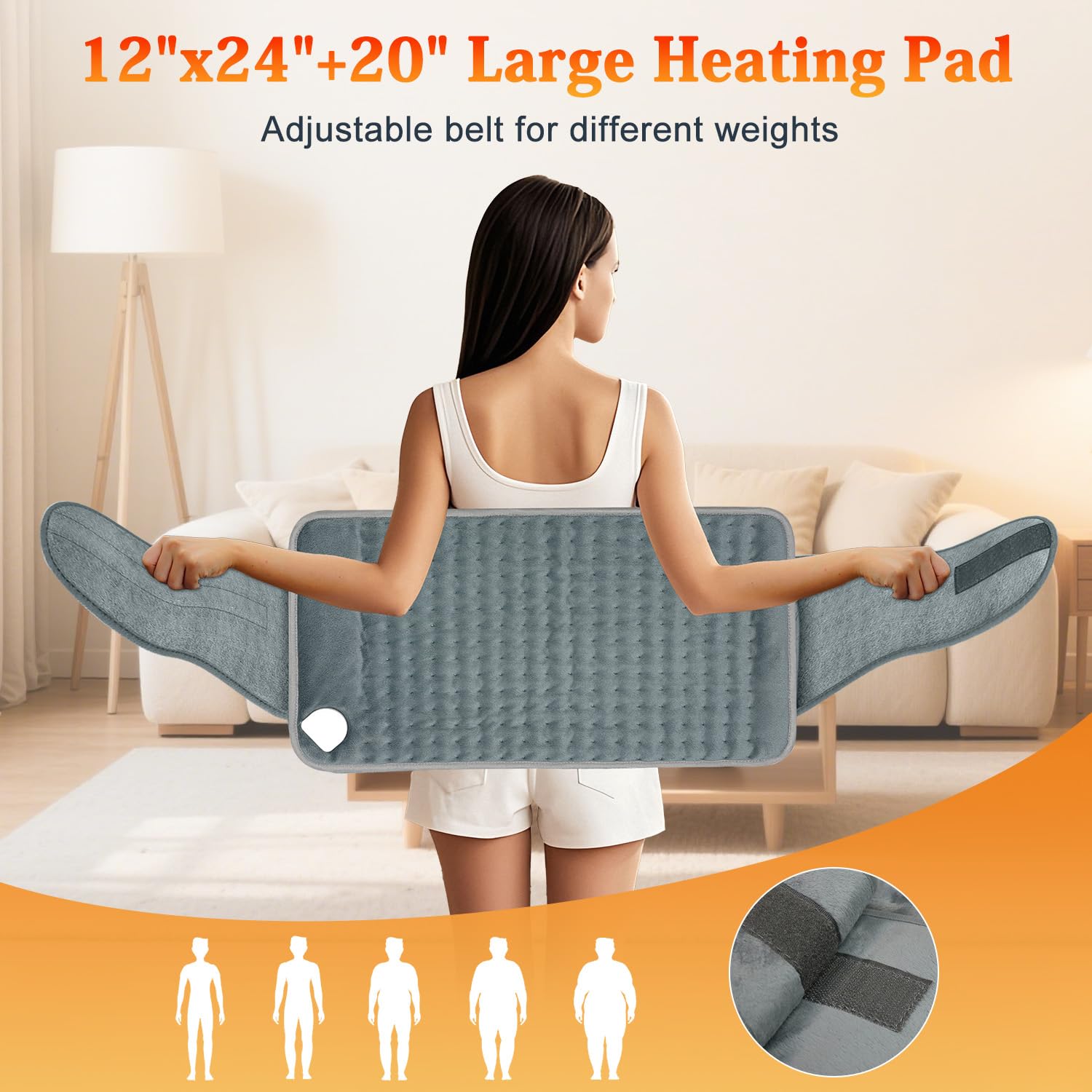 MELCAM niveaux de chaleur 6 offrent une chaleur adaptée à vos sensations.