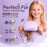Pochette étanche MeleBase lavande marguerite, protection pratique en déplacement.