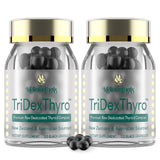 Meliorantheris TriDexThyro – bouteille avec capsules, soutien potentiel d'énergie quotidienne.