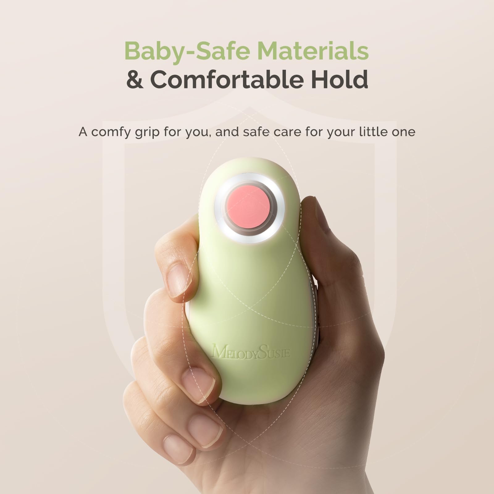 MelodySusie manche-silicone-anti-glisse, prise en main sûre et confortable.