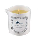 MELONY bougie massage huile 230ml avec flamme douce et hydratation longue