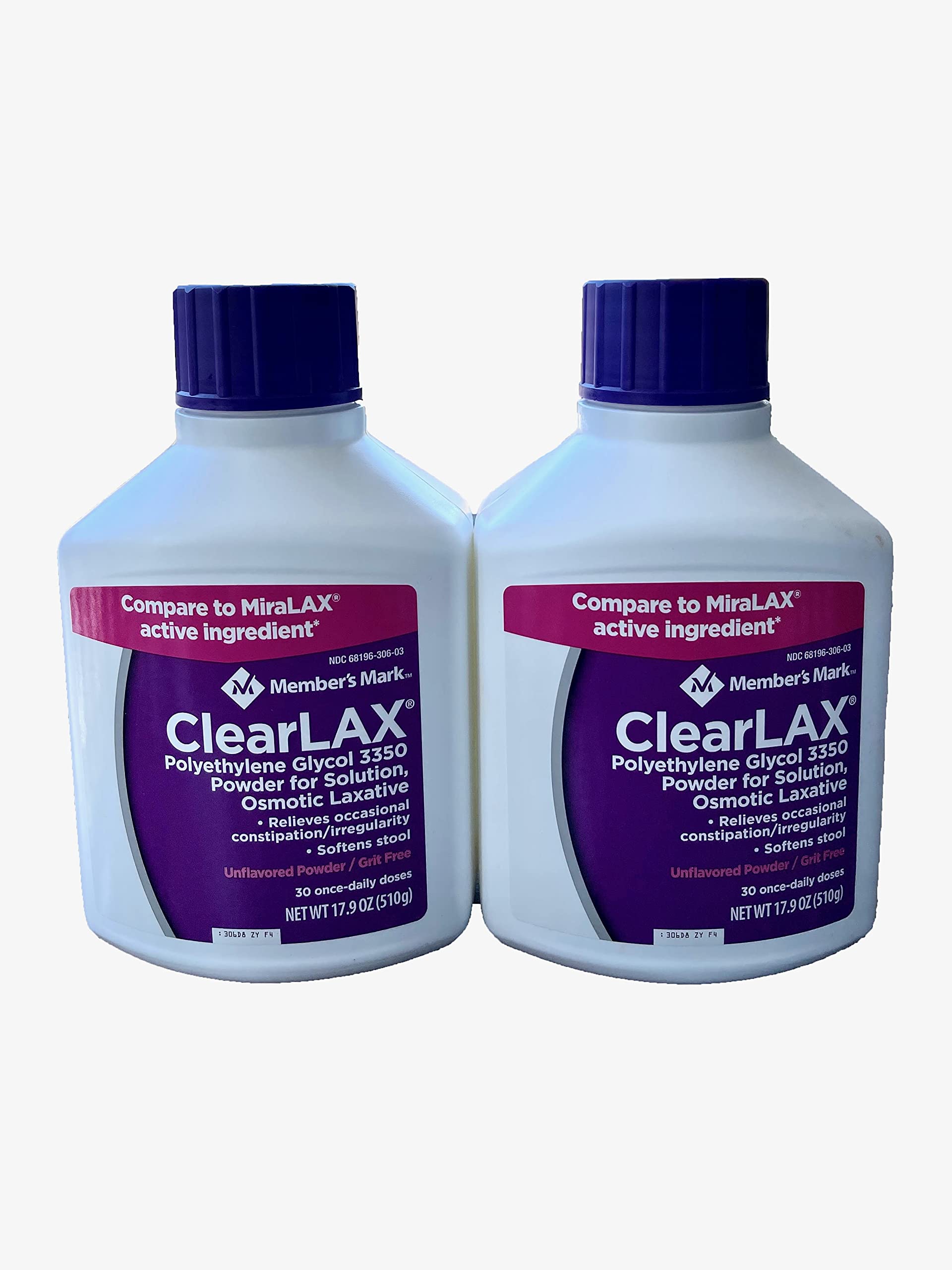 Member's Mark Clearlax-bouteille-versement: pratique à ajouter dans une boisson pour faciliter la prise.