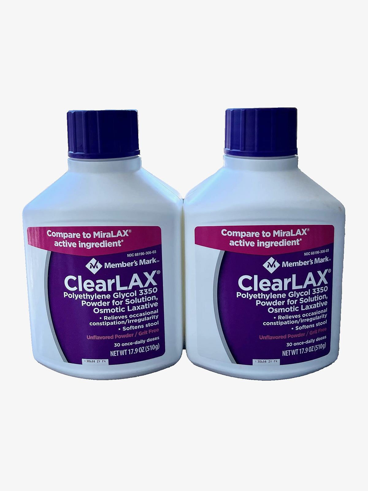 Member's Mark Clearlax-bouteille-versement: pratique à ajouter dans une boisson pour faciliter la prise.