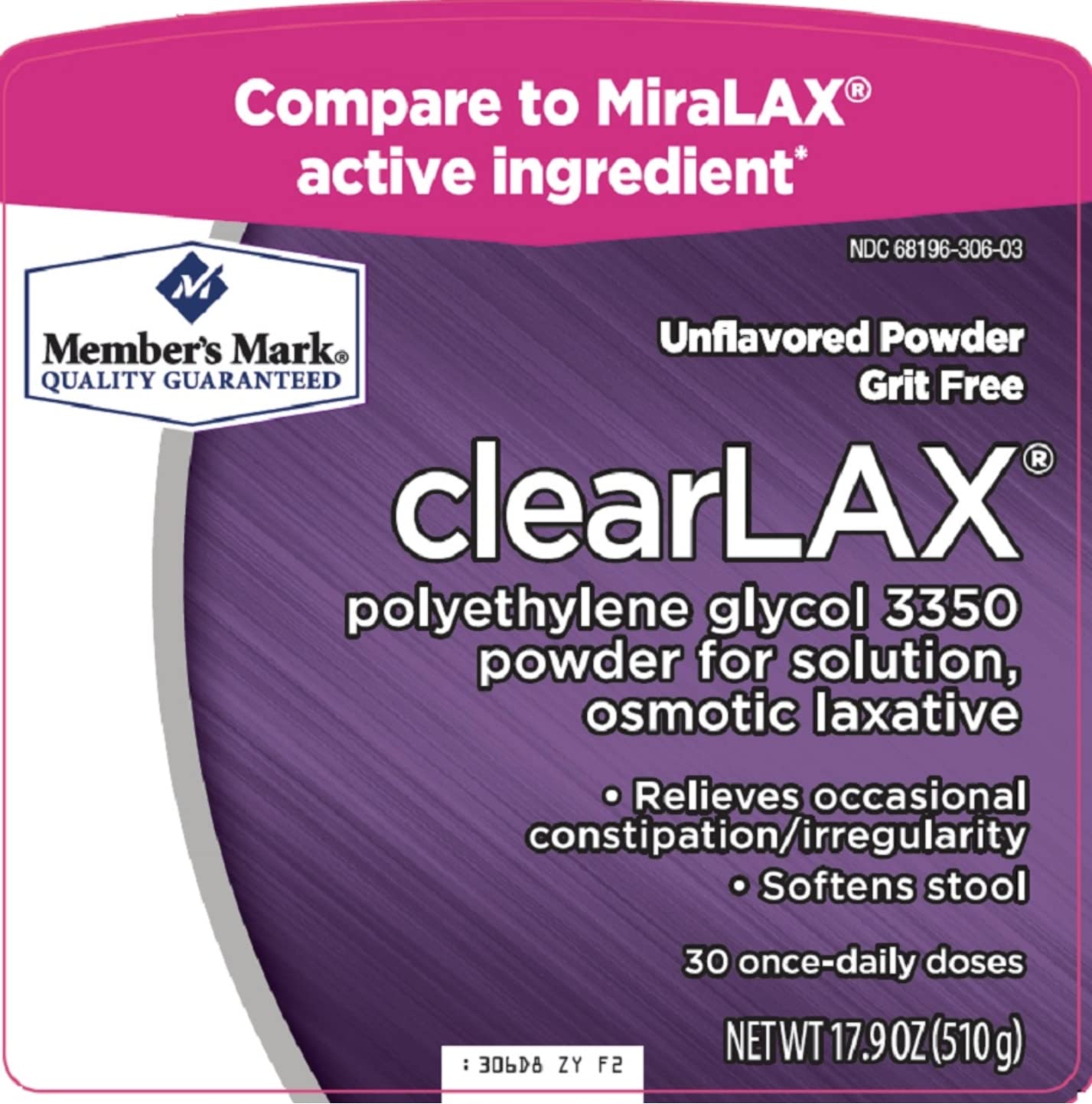 Member's Mark Clearlax-ensemble-deux-bouteilles: kit pratique pour une utilisation régulière.