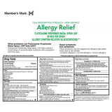 MEMBER'S MARK spray nasal bouteille de 15,9 ml pulvérisation douce pour l usage quotidien