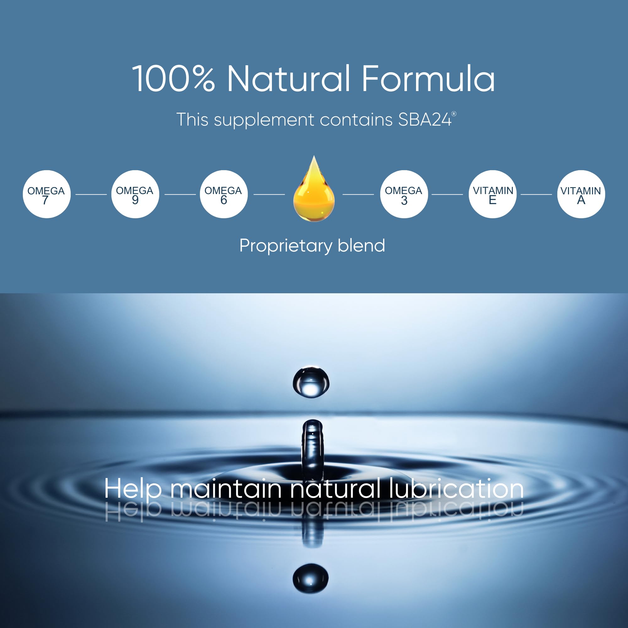 Membrasin contient acide hyaluronique pour une hydratation rapide.