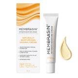 Membrasin crème vaginale hydratante en pot de 50 ml pour confort quotidien.
