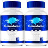 Memoforce : bouteille montrant la mémoire accrue et la concentration renforcée à chaque prise