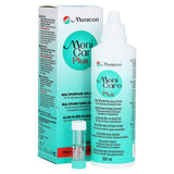 Menicare MeniCare Plus, flacon verseur, solution polyvalente pour nettoyer et rincer les lentilles rigides.