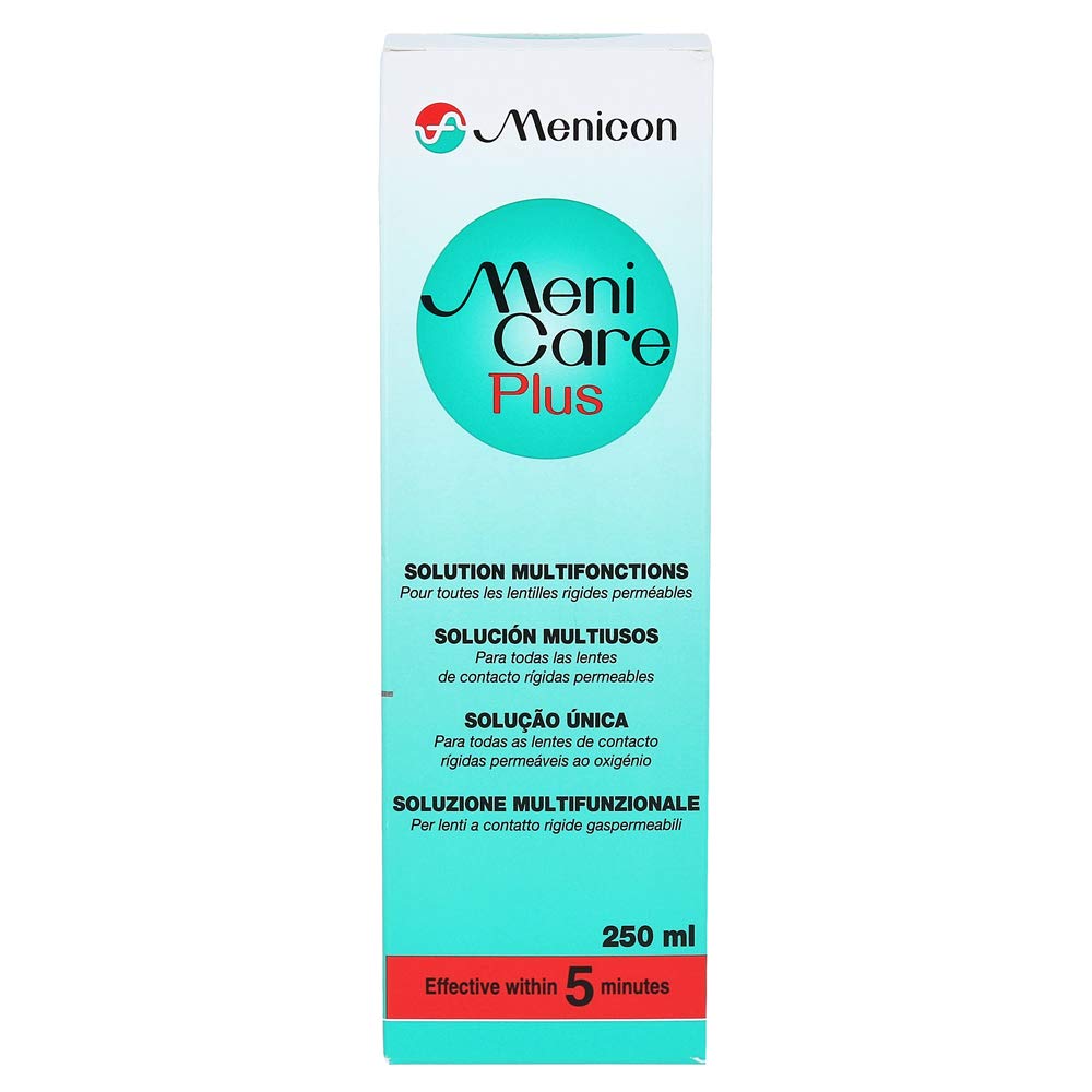 Menicare MeniCare Plus, lentilles confortables grâce à l'hypromellose et à l'hydratation.