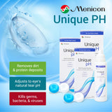 Menicon Unique pH : étui lentilles inclus pour transporter vos lentilles en sécurité