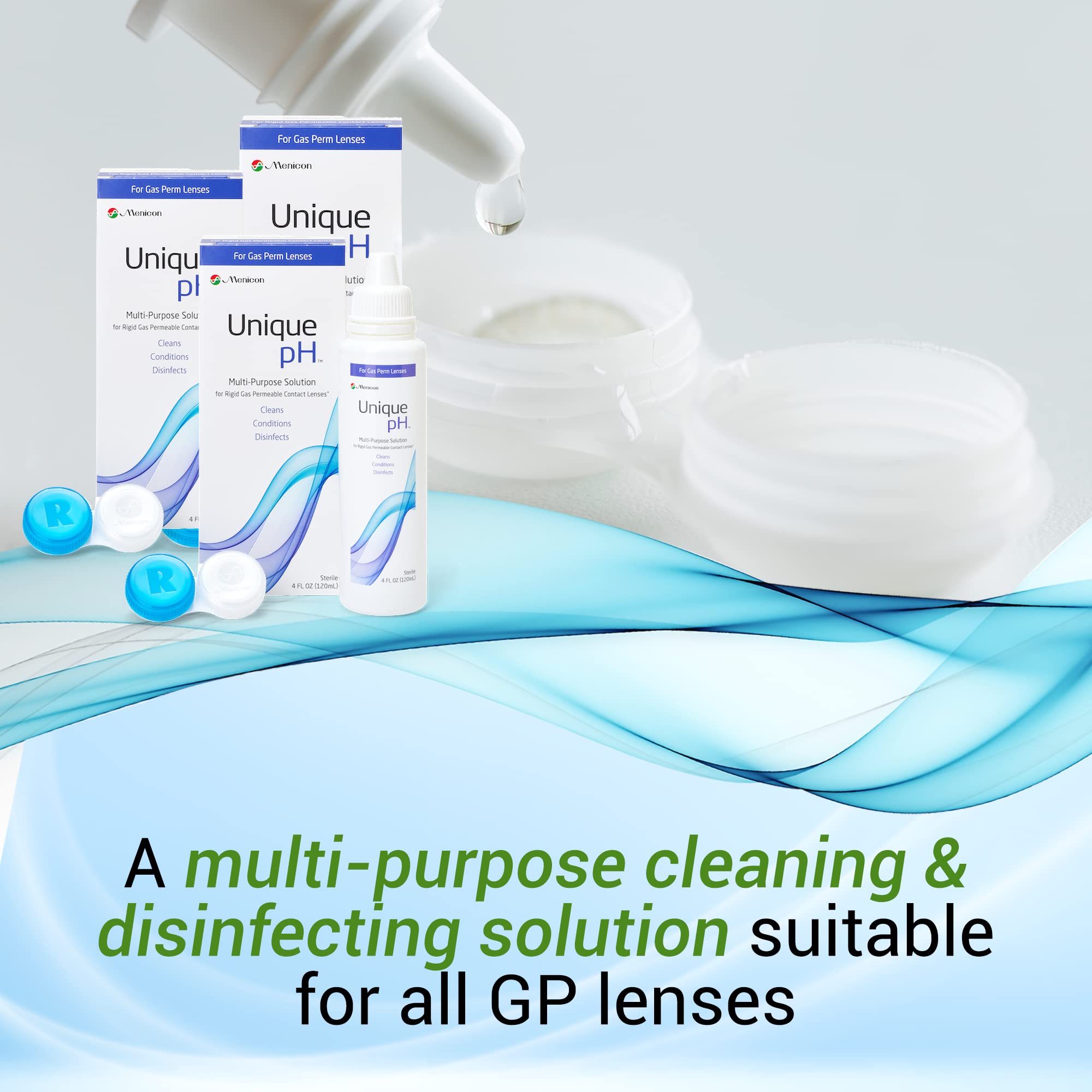 Menicon Unique pH : solution pratique en voyage pour lentilles RGP