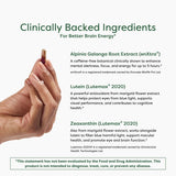 FocusHer améliore concentration et mémoire grâce à des ingrédients cliniques.