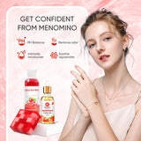 MENOMINO application quotidienne, soin délicat des zones sensibles.