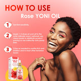 Application MENOMINO Rose sur la peau intime, absorption rapide et agréable.