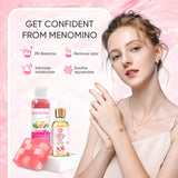MENOMINO savon yoni bar pêche - texture légère et douceur.