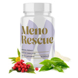MenoRescue équilibre ménopause – flacon pour l'équilibre hormonal et le confort.
