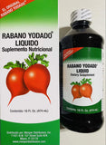 Menper Rabano Yodado bouteille versement pratique pour supplémentation quotidienne.