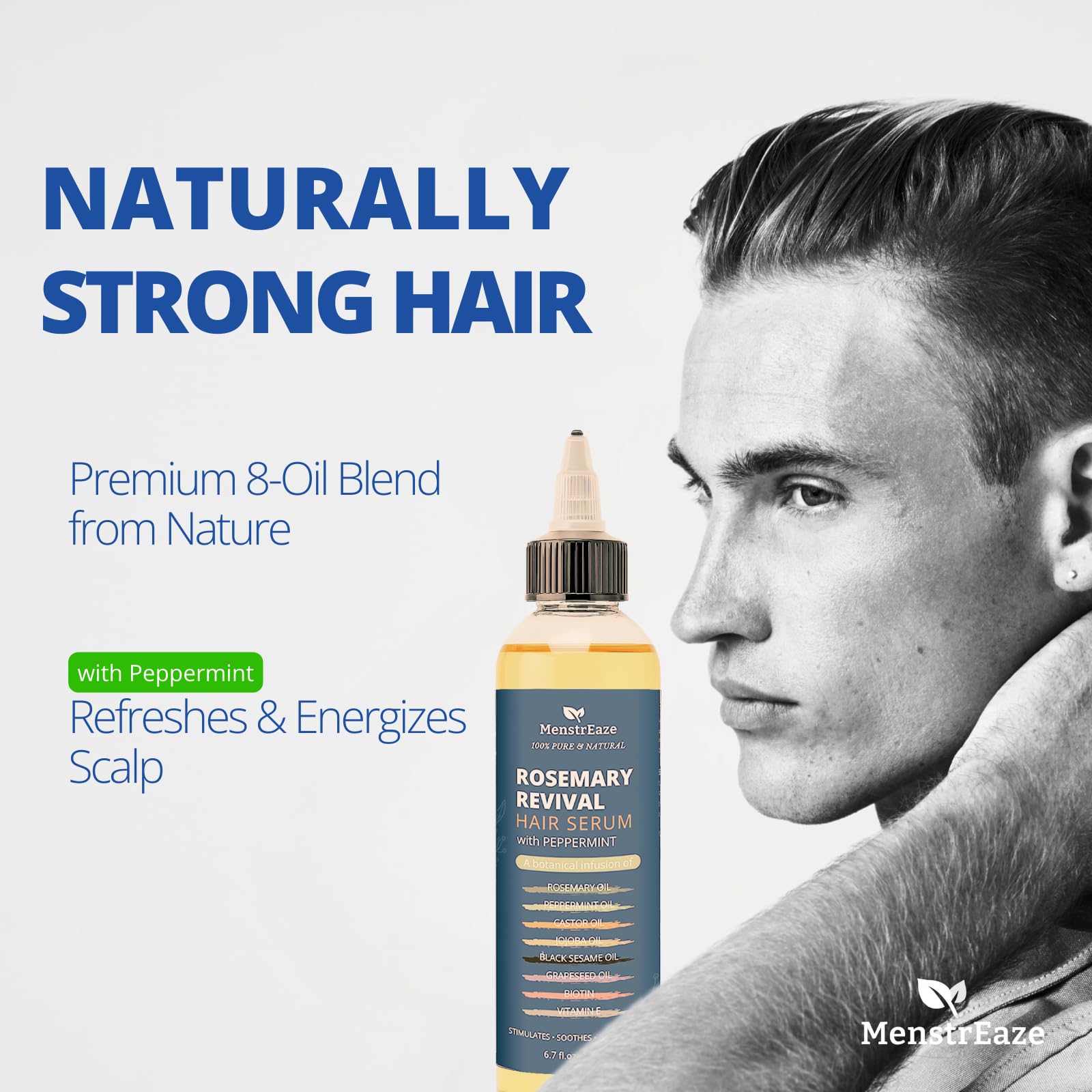 MenstrEaze – formule vegan et sans toxines, respectueuse des cheveux.