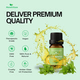 MenstrEaze huile menthe poivrée effet rafraîchissant pour relaxer.