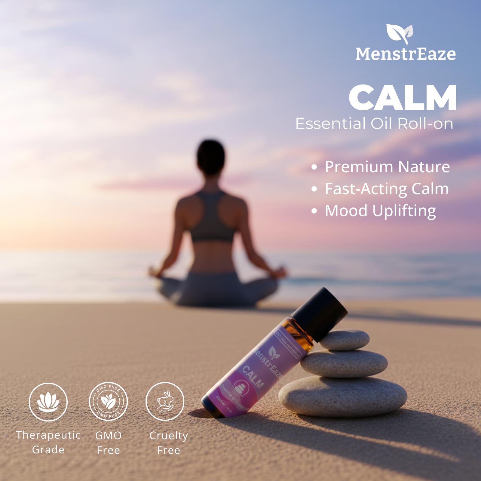 MenstrEaze Calm – neroli précieux pour apaiser les tensions et l’anxiété légère.