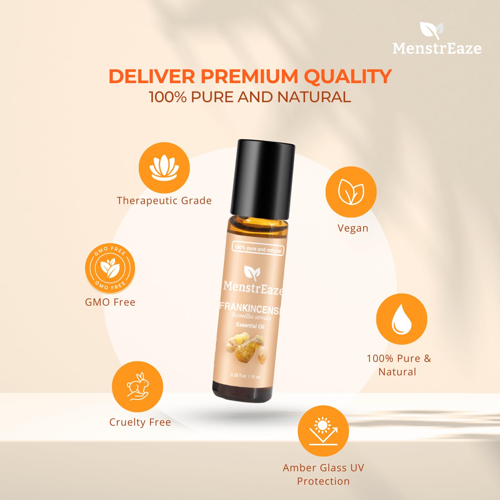 MenstrEaze Aromatherapie relaxante, soutien pour l'humeur pendant méditation
