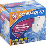 Dentifrice Mentadent blanchissant à la menthe, recharge pratique pour haleine fraîche