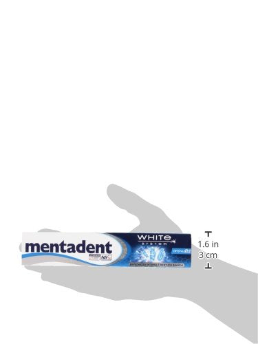 Mentadent Dentiphy White System : emballage élégant facilitant votre routine.