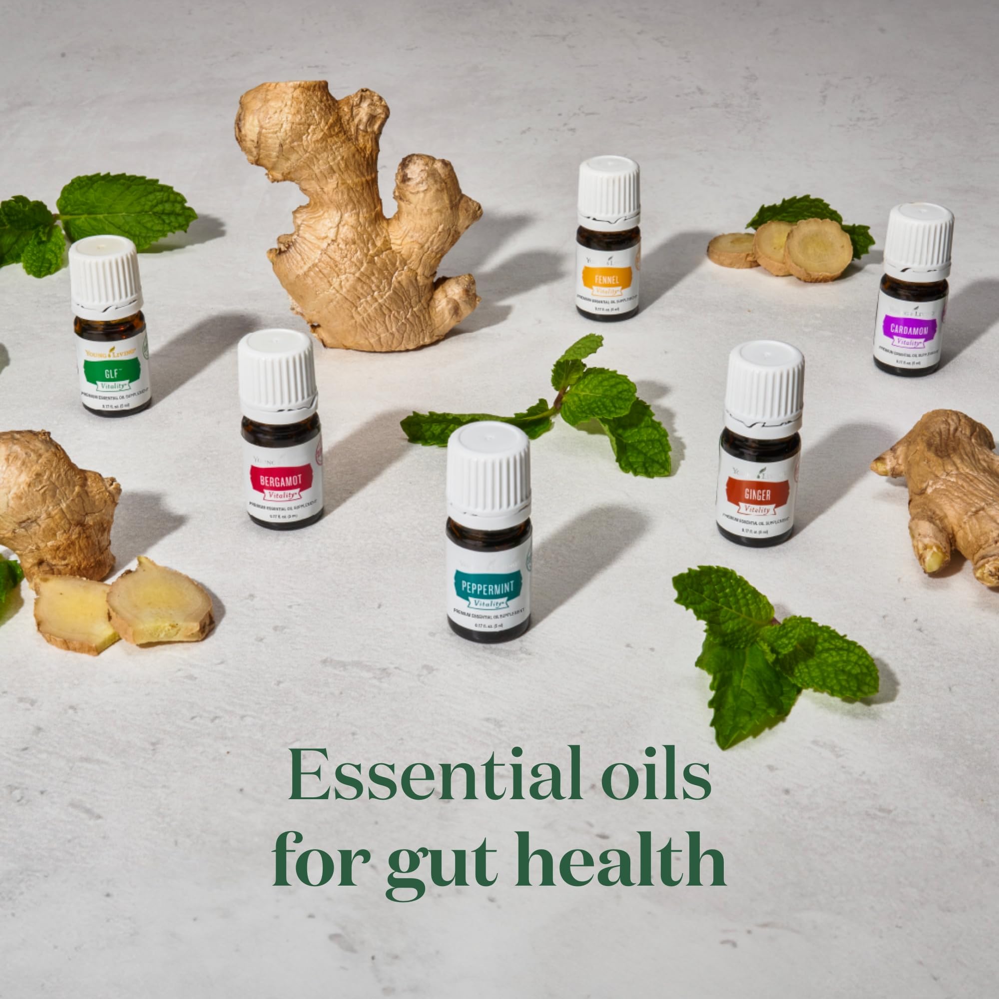 Menthe Poivrée Young Living, huile végane sans gluten certifiée kasher
