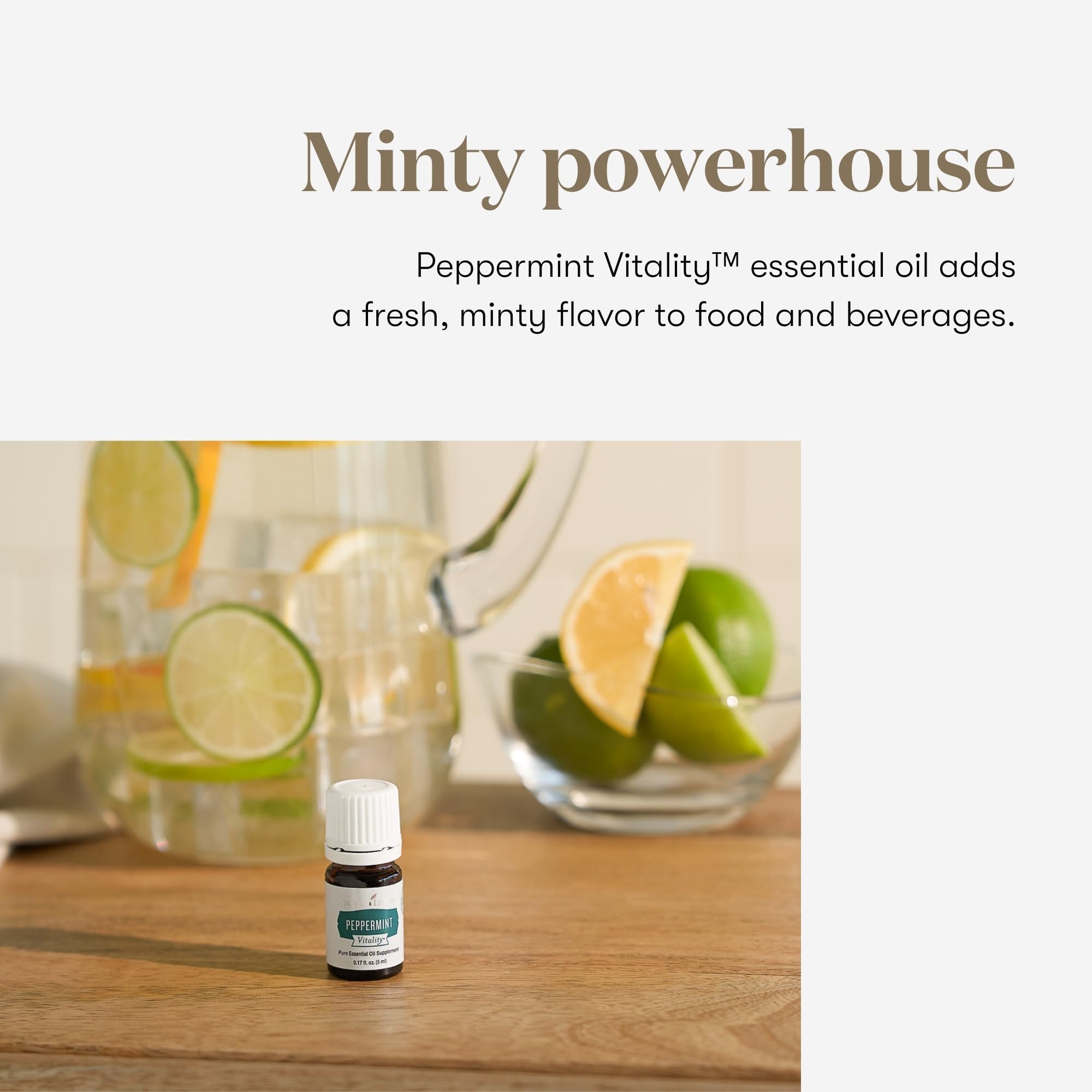 Young Living Menthe Poivrée, diffuseur aromatique pour ambiance rafraîchissante