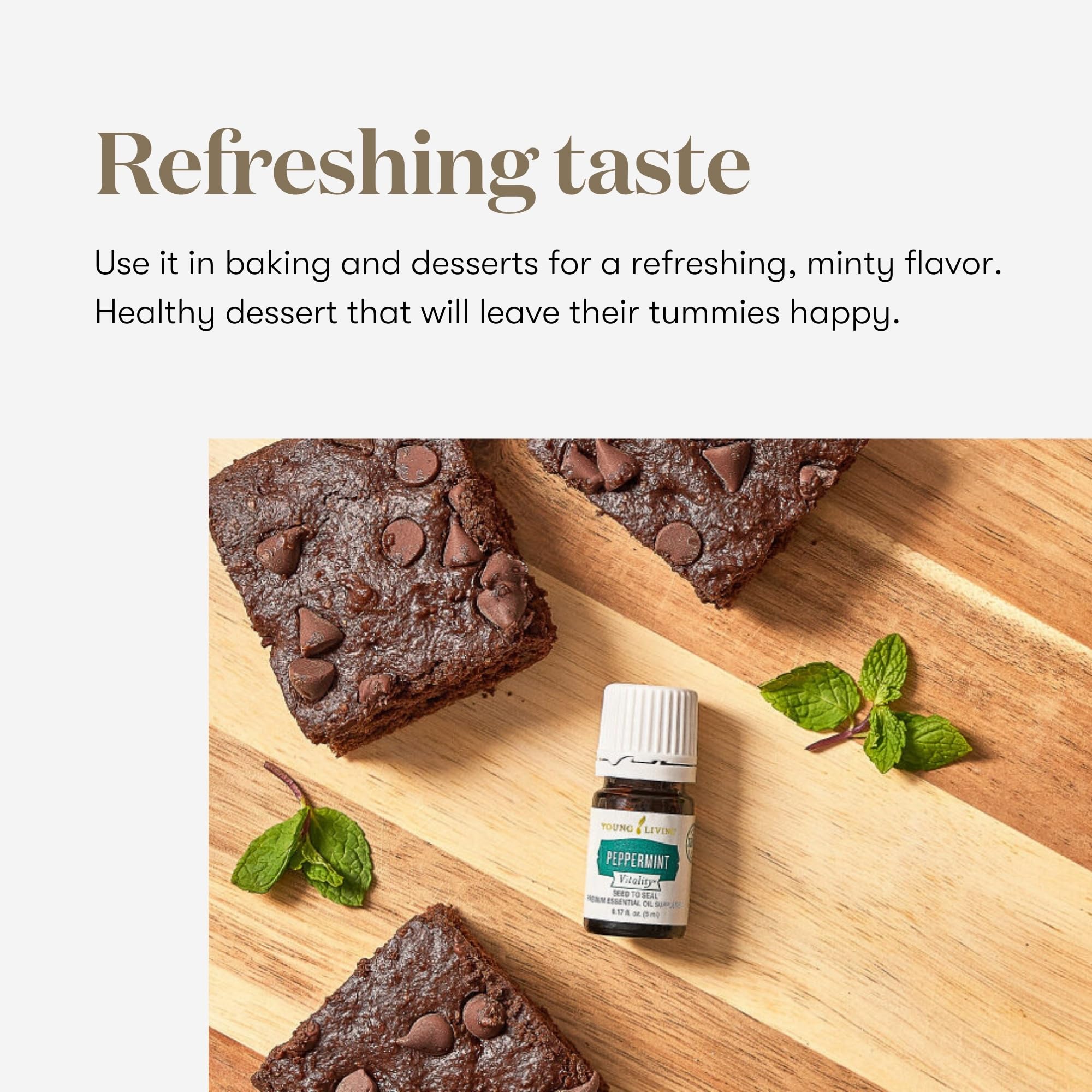 Young Living Menthe Poivrée, format compact pour usage quotidien