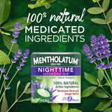 Formule naturelle avec camphre, huile essentielle d'eucalyptus et menthol.