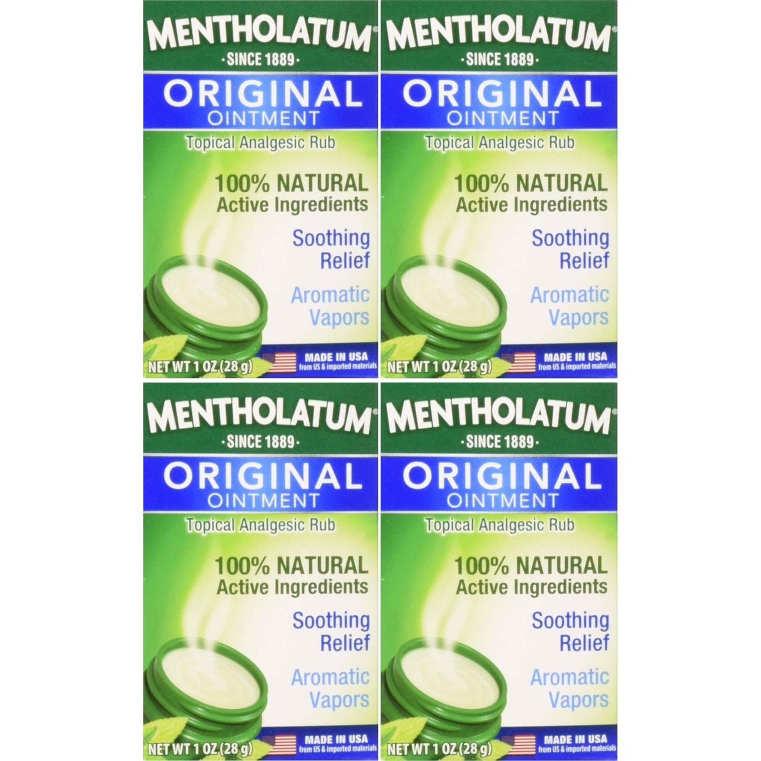 Mentholatum Original Pommade Cou: soulage les tensions musculaires et les raideurs.