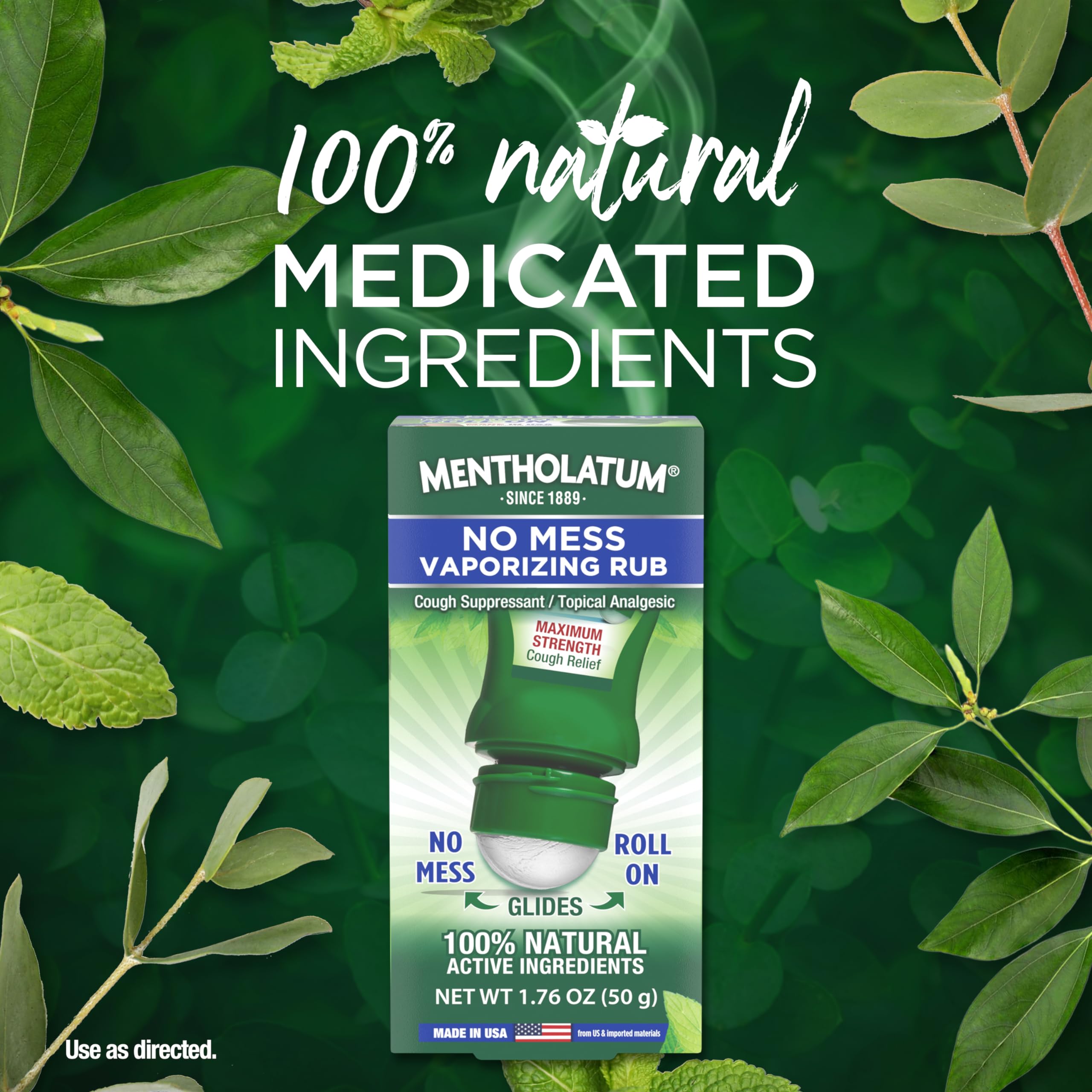 Mentholatum Sans Désordre Vaporisateur : vapeurs mentholées pour les voies respiratoires.